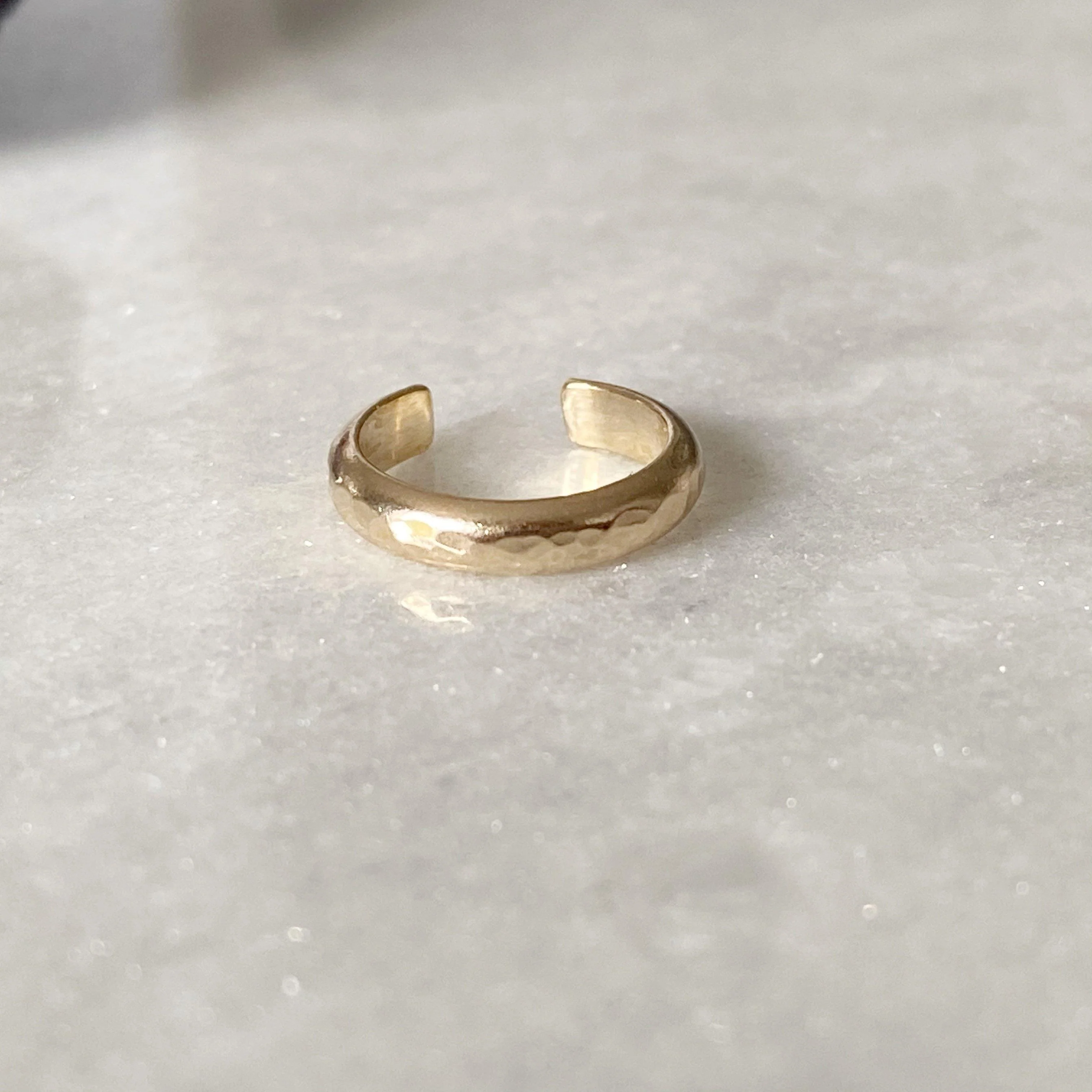 Chunky 14K Filled Gold Ear Cuff - Rose or Yellow Gold - Image 5