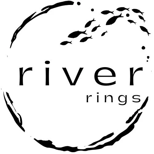 "Carnelian Cosmos" River Ring - UNISEX! -Whitby Jet, Opal and Carnelian - Image 11