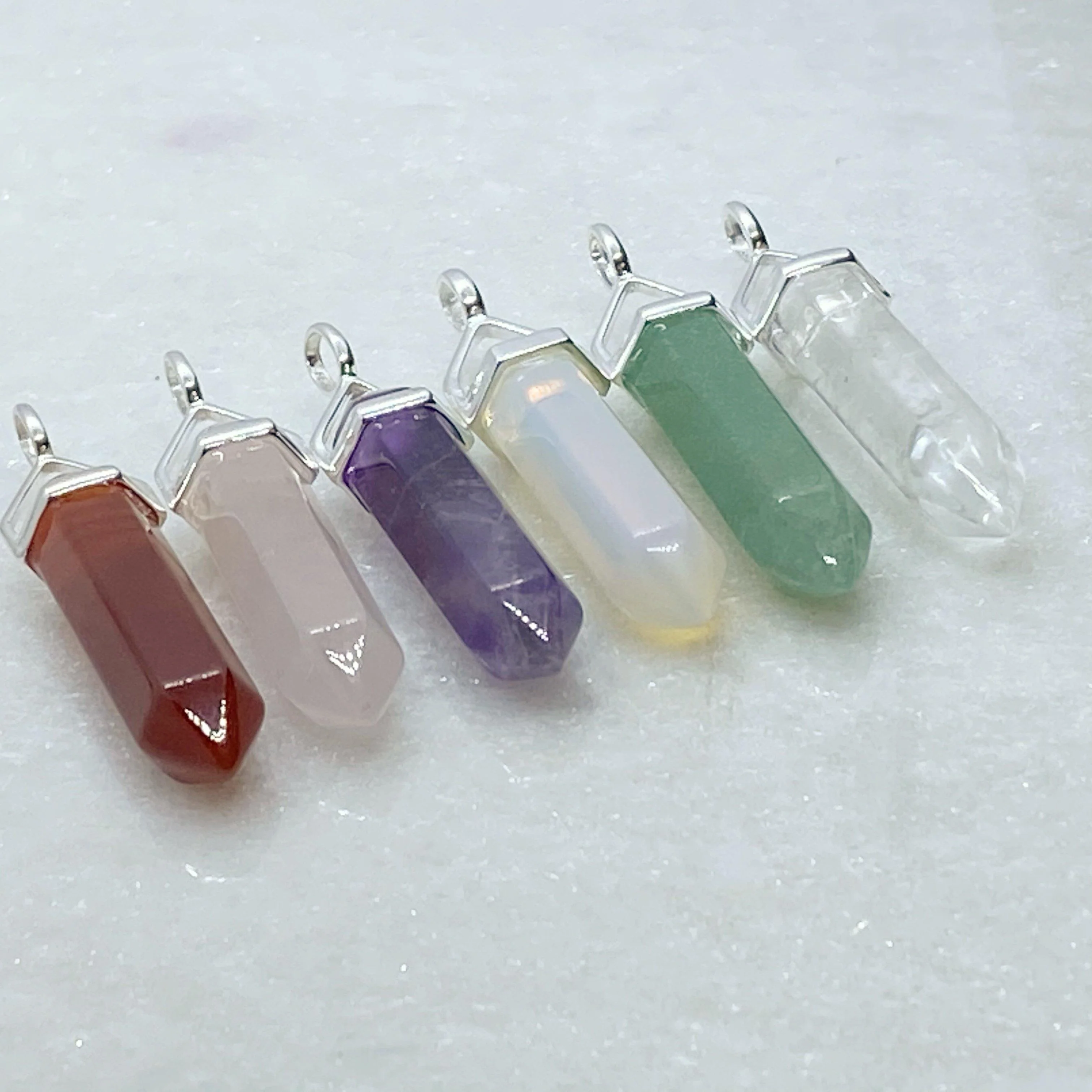 Creativity Healing Crystal Necklace - Carnelian - Image 6