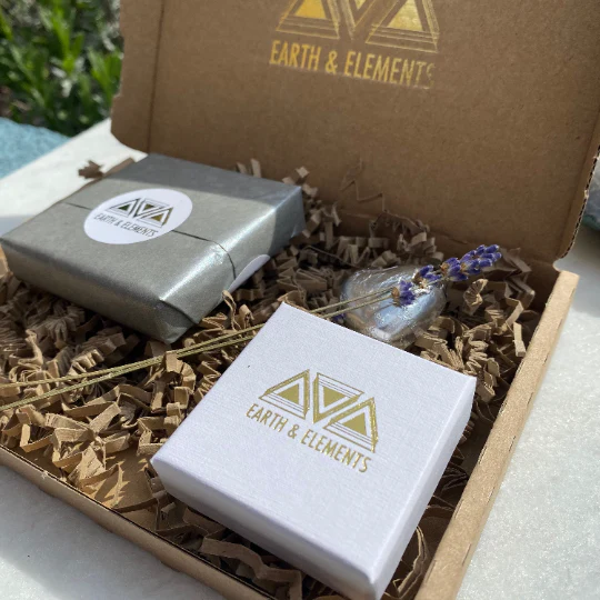 Dainty 18k Gold Vermeil Aqua Chalcedony Ring - Image 11