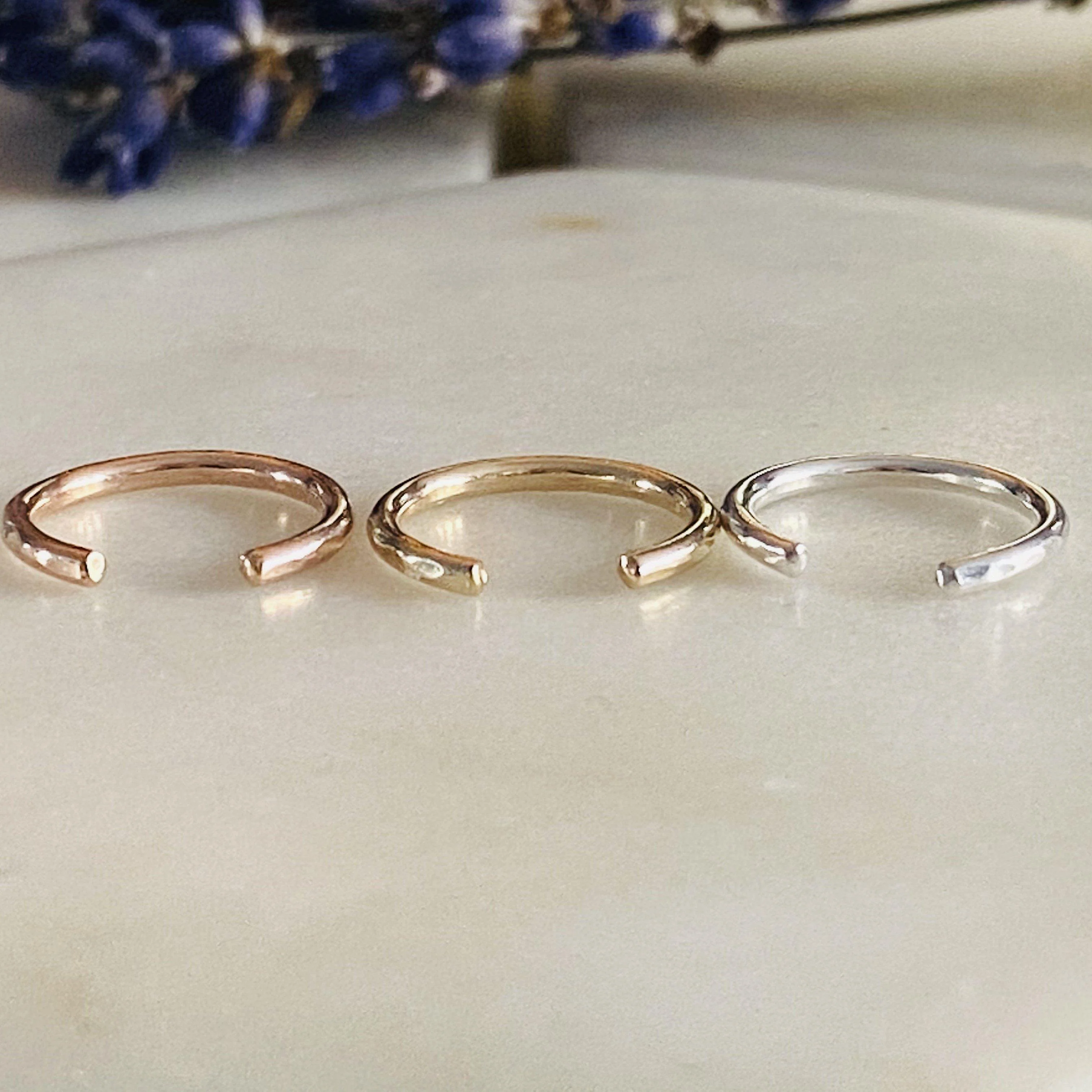 Dainty 14K Filled Rose Gold Ear Cuff - Image 5