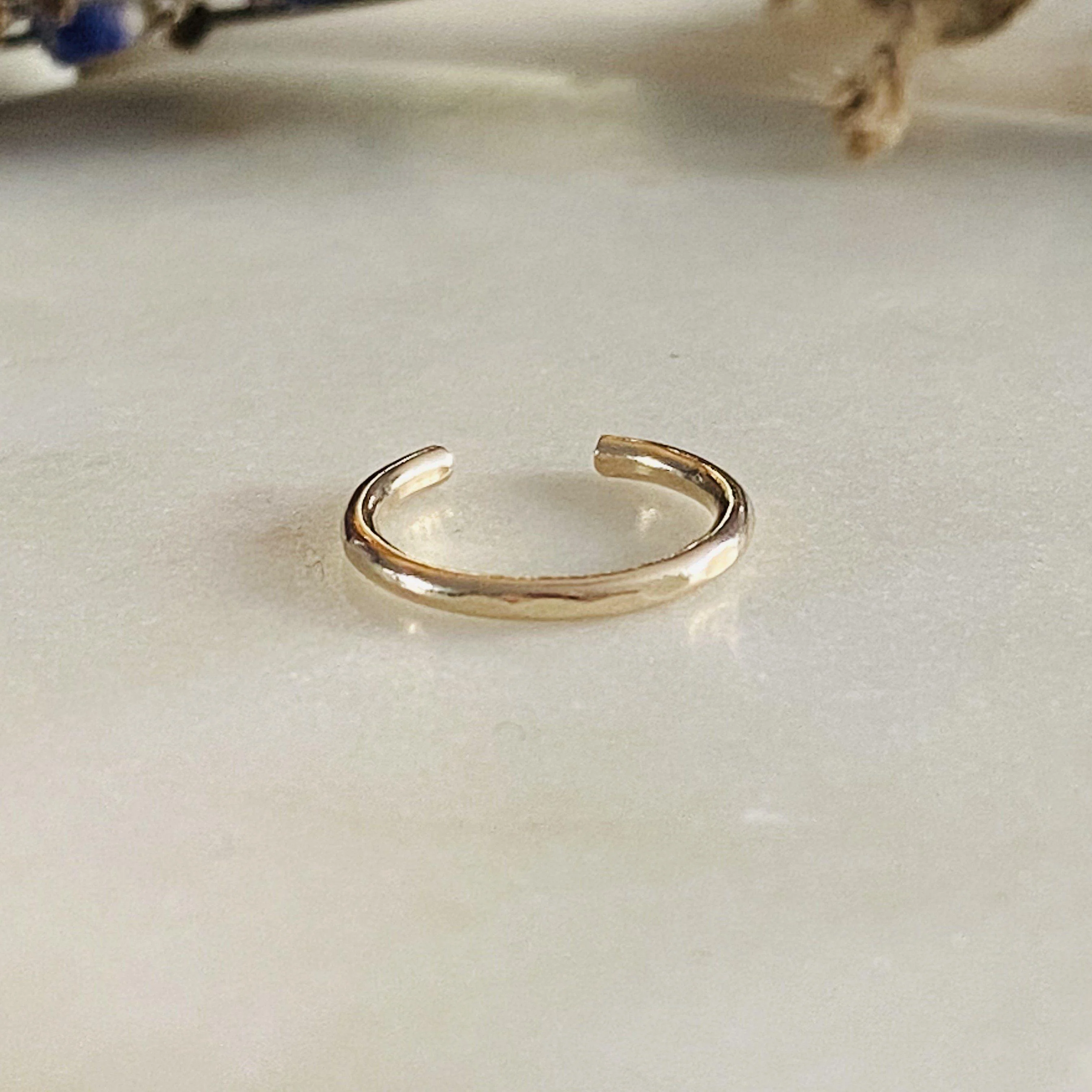 Dainty 14K Filled Yellow Gold Ear Cuff - Image 3