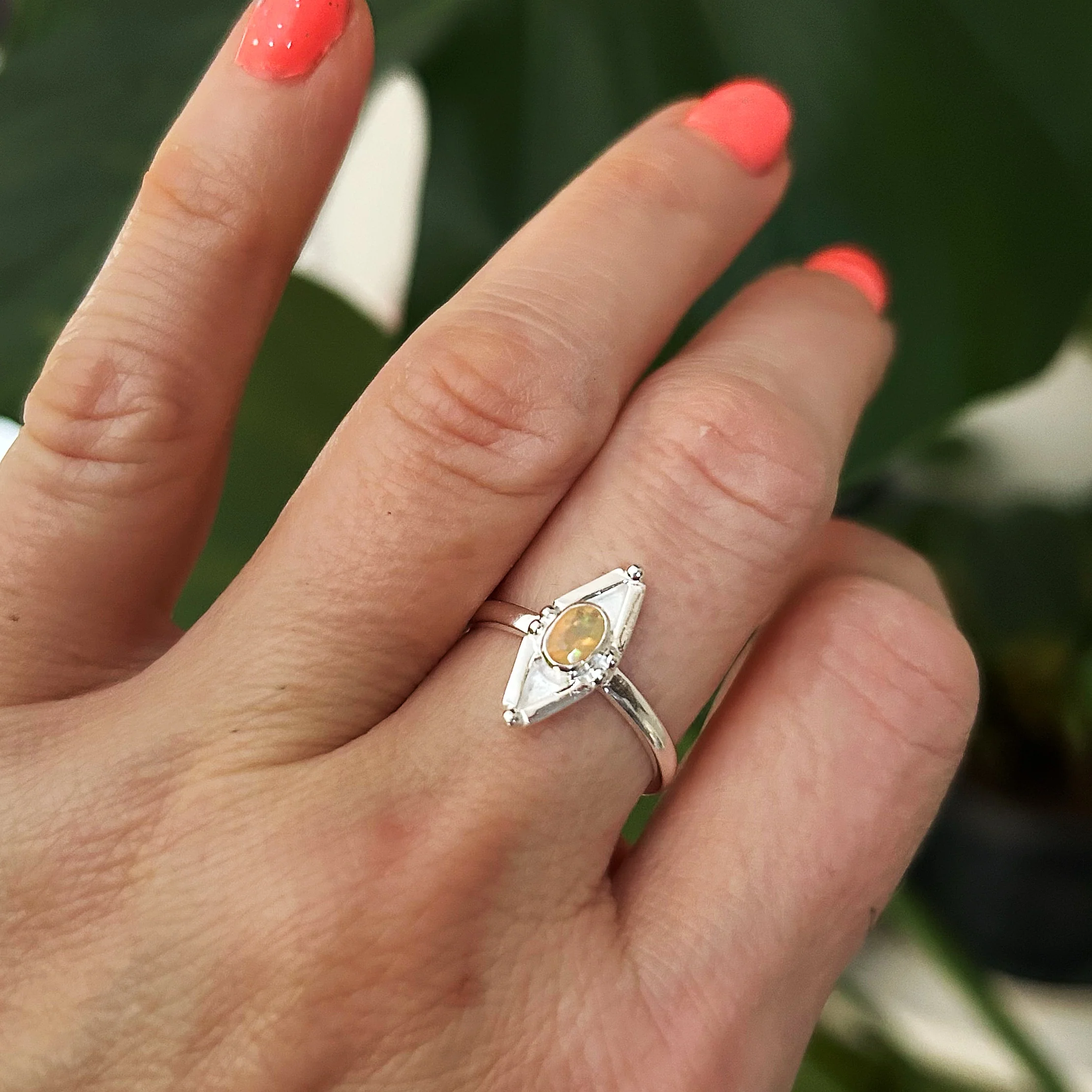 GEMINI Opal Ring -NEW - Image 3