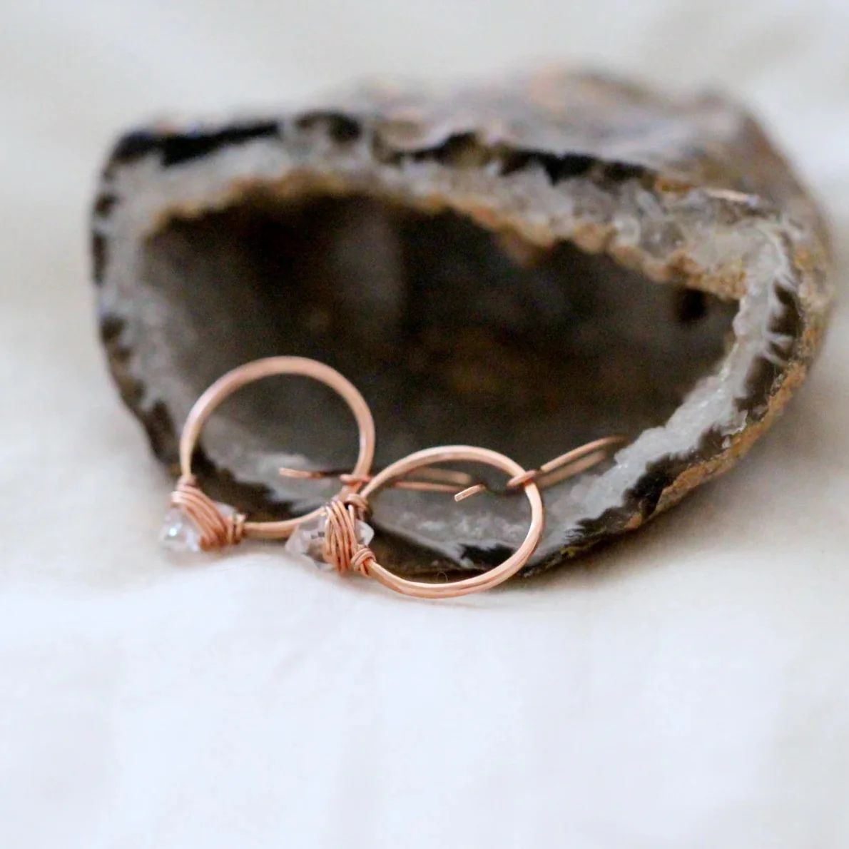 Herkimer Diamond Hoops - Image 5