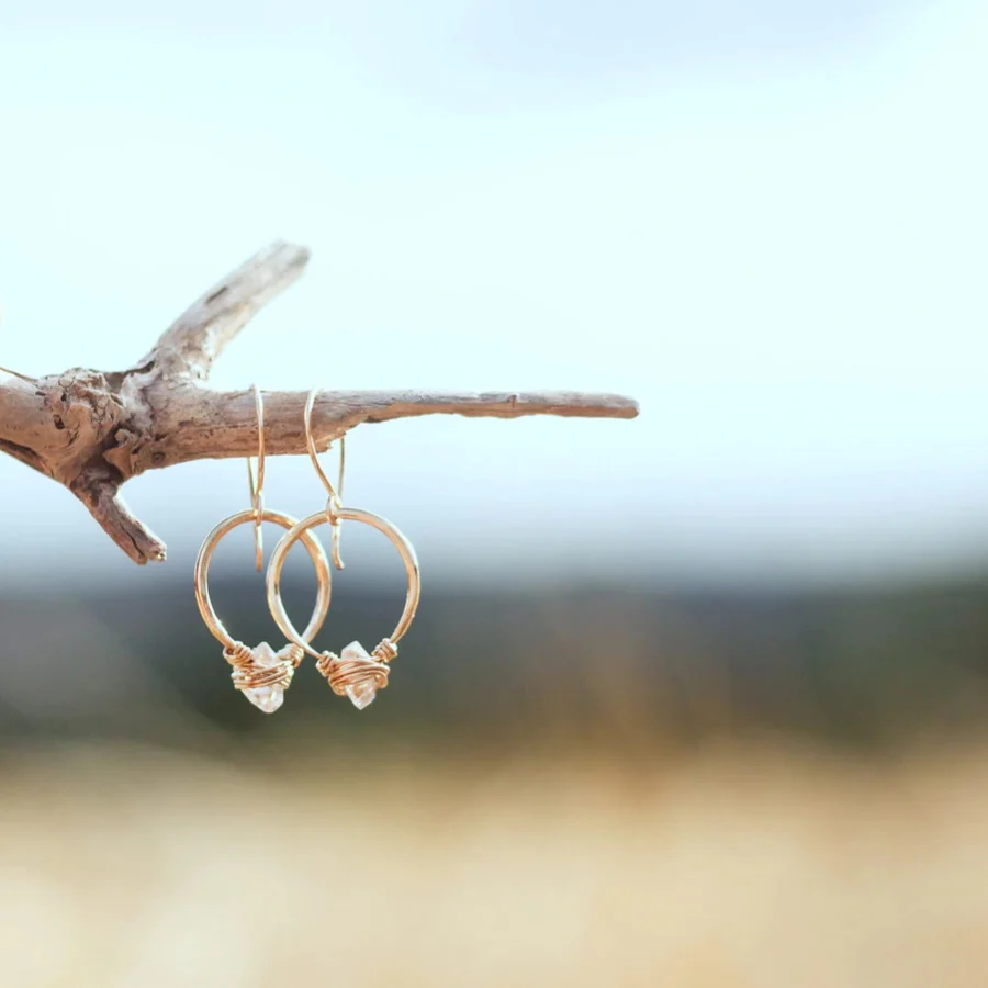 Herkimer Diamond Hoops - Image 6