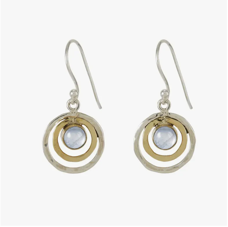 Infinity Universe Earrings - Moonstone - Image 5