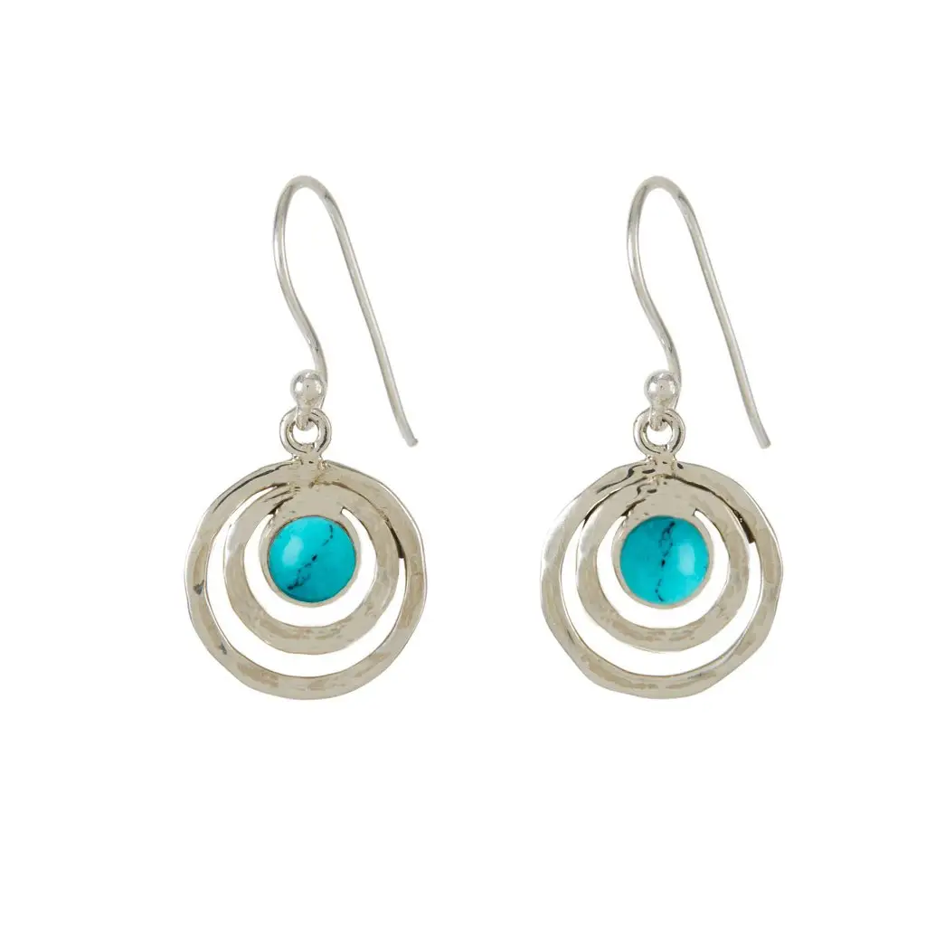 Infinity Universe Earrings - Turquoise - Image 5