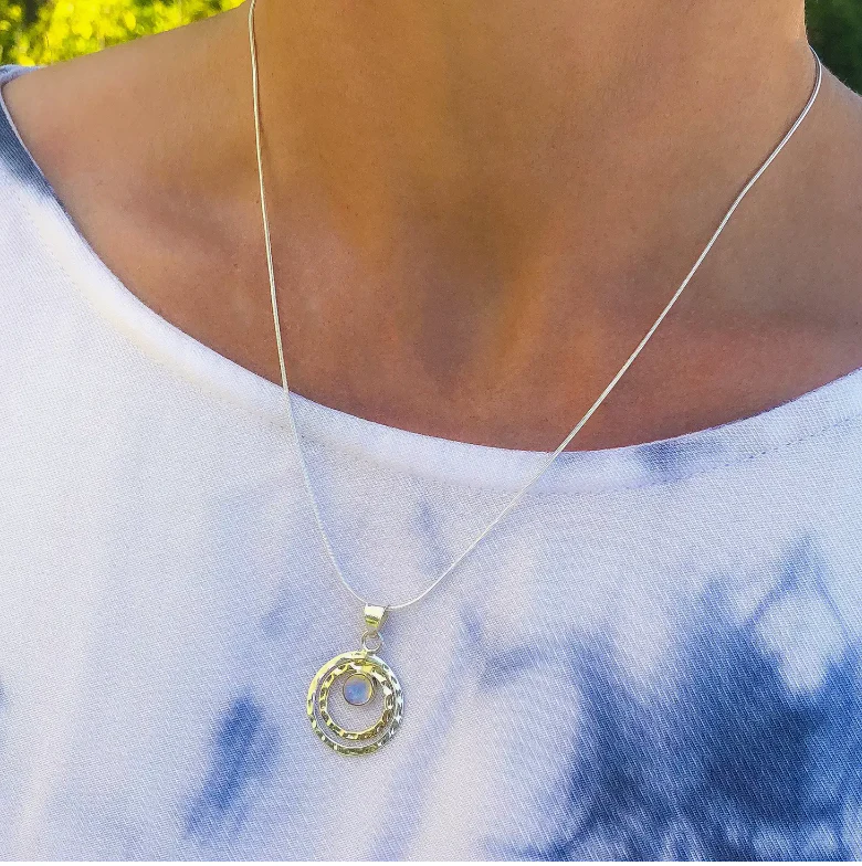 Infinity Universe Necklace - Moonstone - Image 3