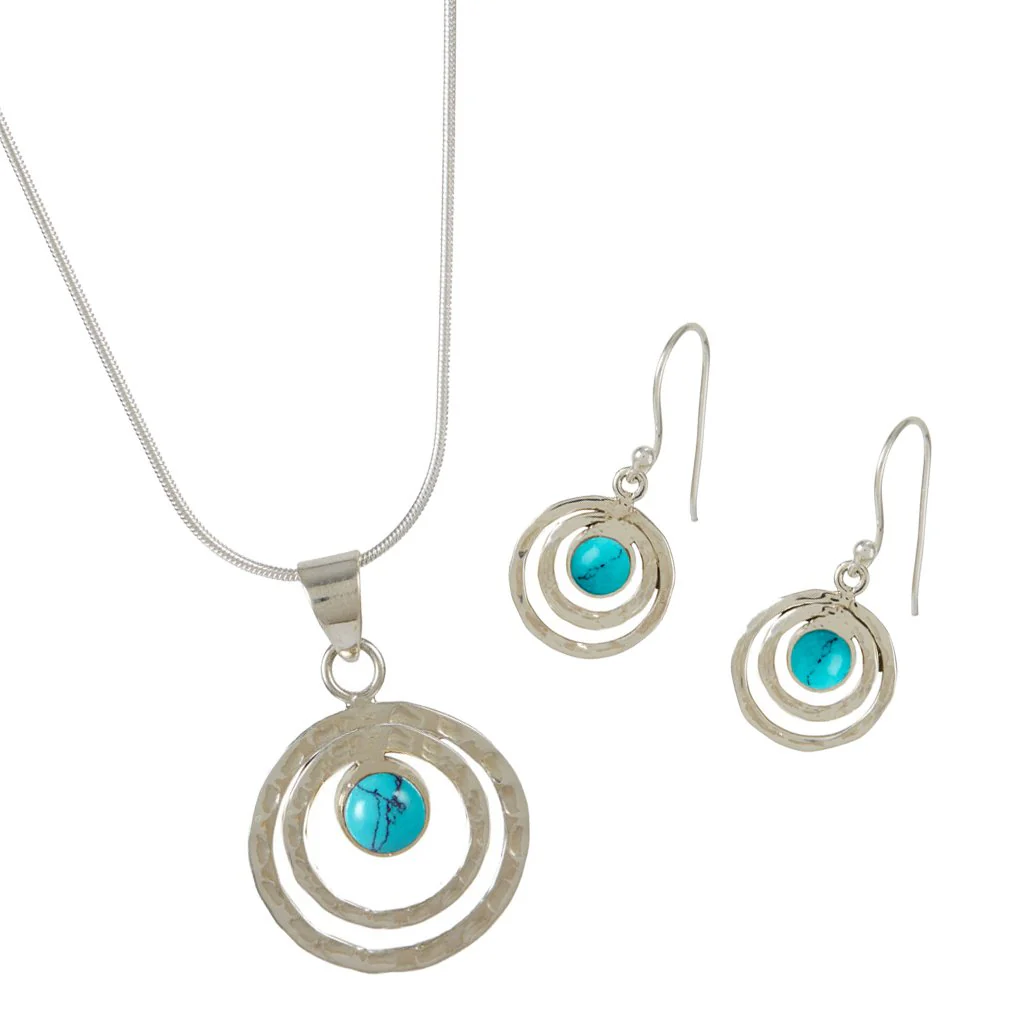 Infinity Universe Necklace - Turquoise - Image 4