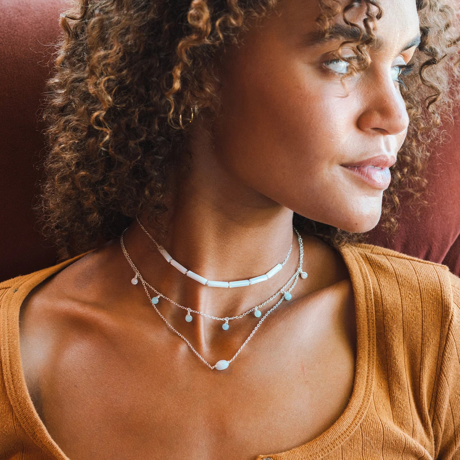 Inner Peace + Imagination Dewdrop Necklace - Image 3