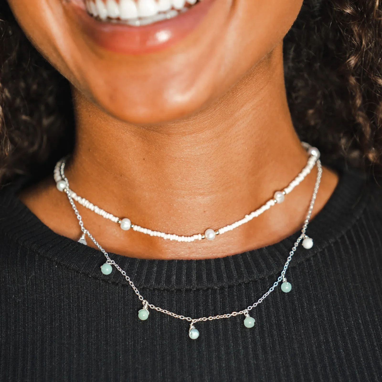 Inner Peace + Imagination Dewdrop Necklace - Image 4