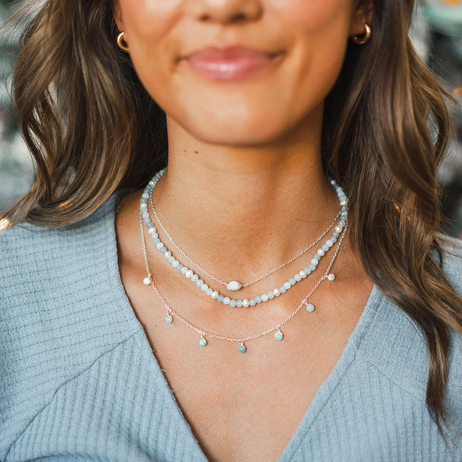 Inner Peace + Imagination Dewdrop Necklace - Image 5