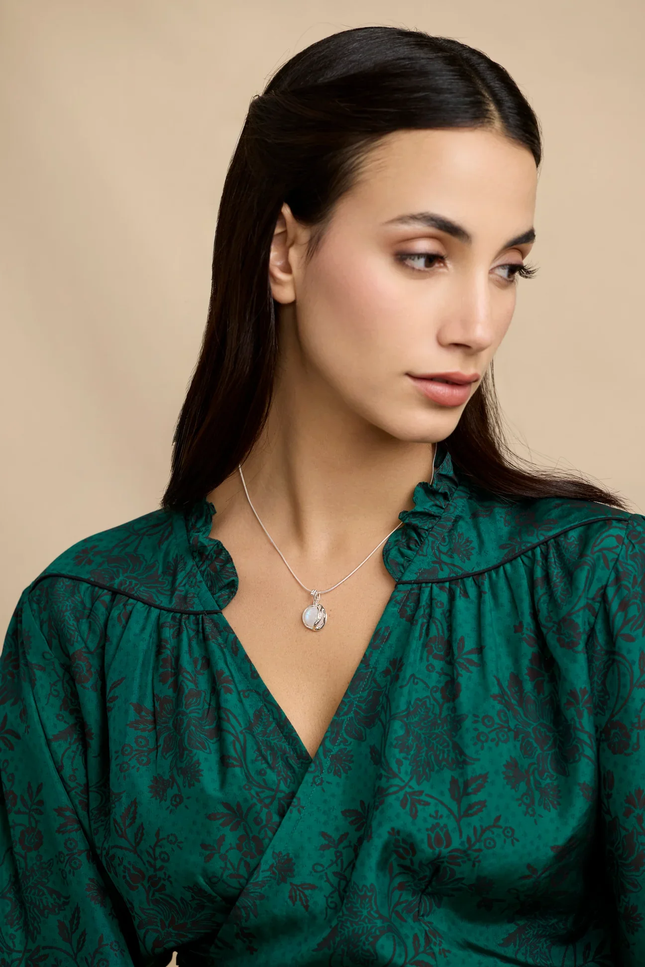 Molten Rainbow Moonstone Necklace - Image 10