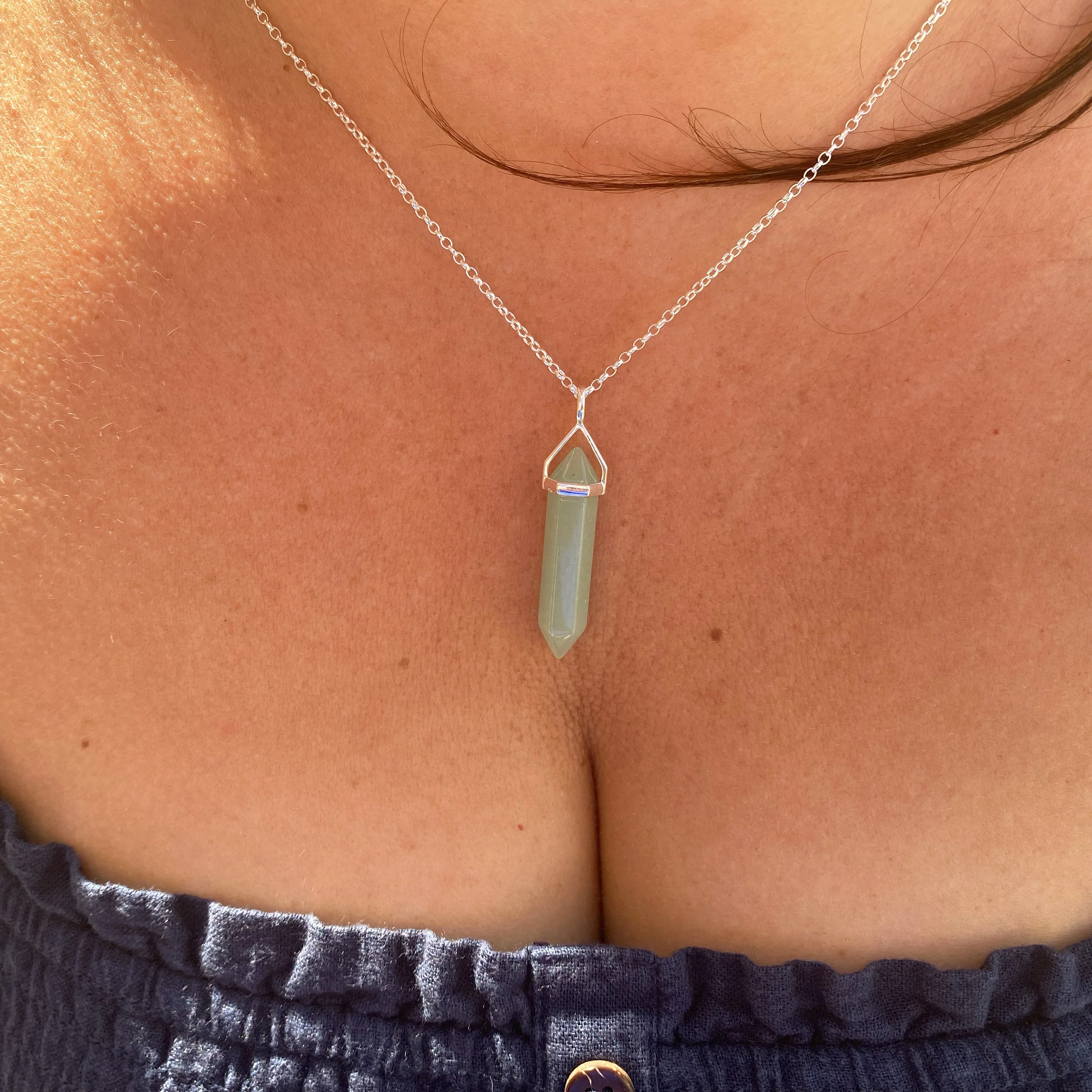 Prosperity Healing Crystal Necklace - Aventurine - Image 10