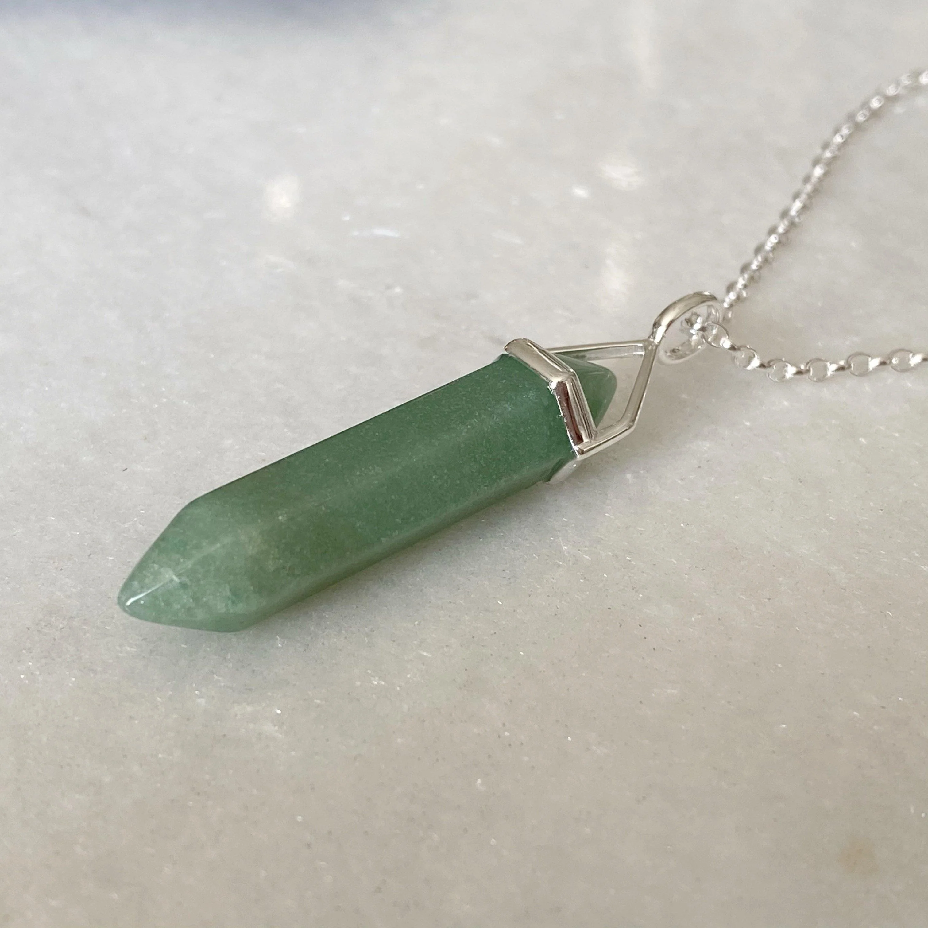 Prosperity Healing Crystal Necklace - Aventurine - Image 7
