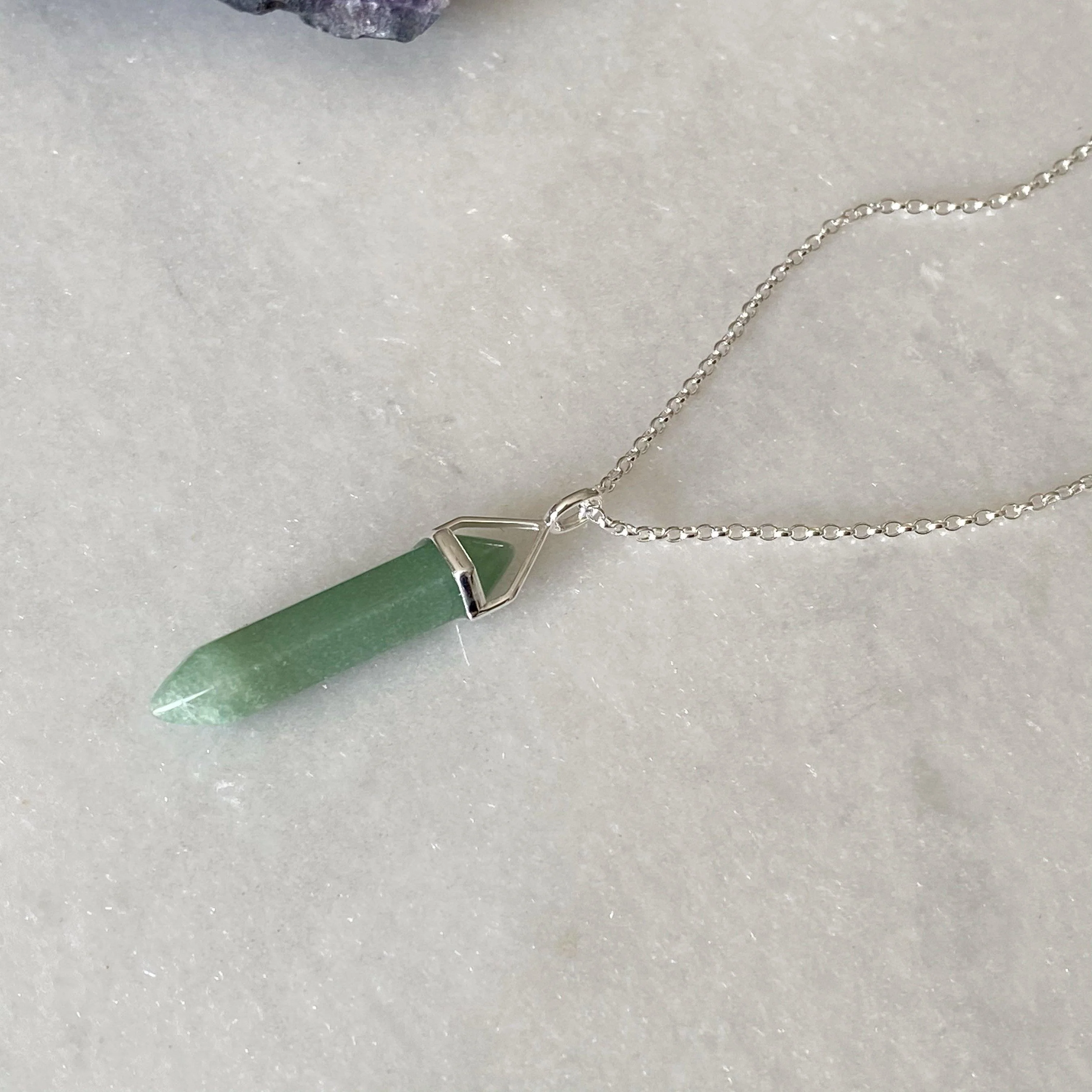 Prosperity Healing Crystal Necklace - Aventurine - Image 8