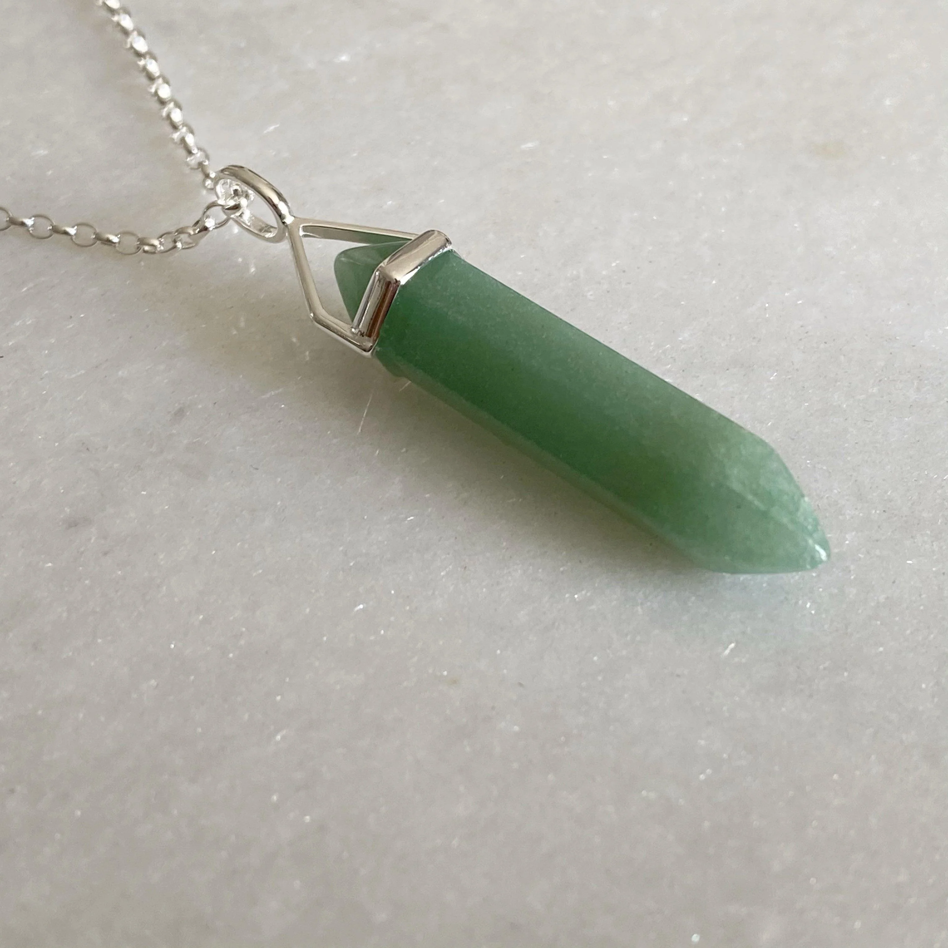 Prosperity Healing Crystal Necklace - Aventurine - Image 9