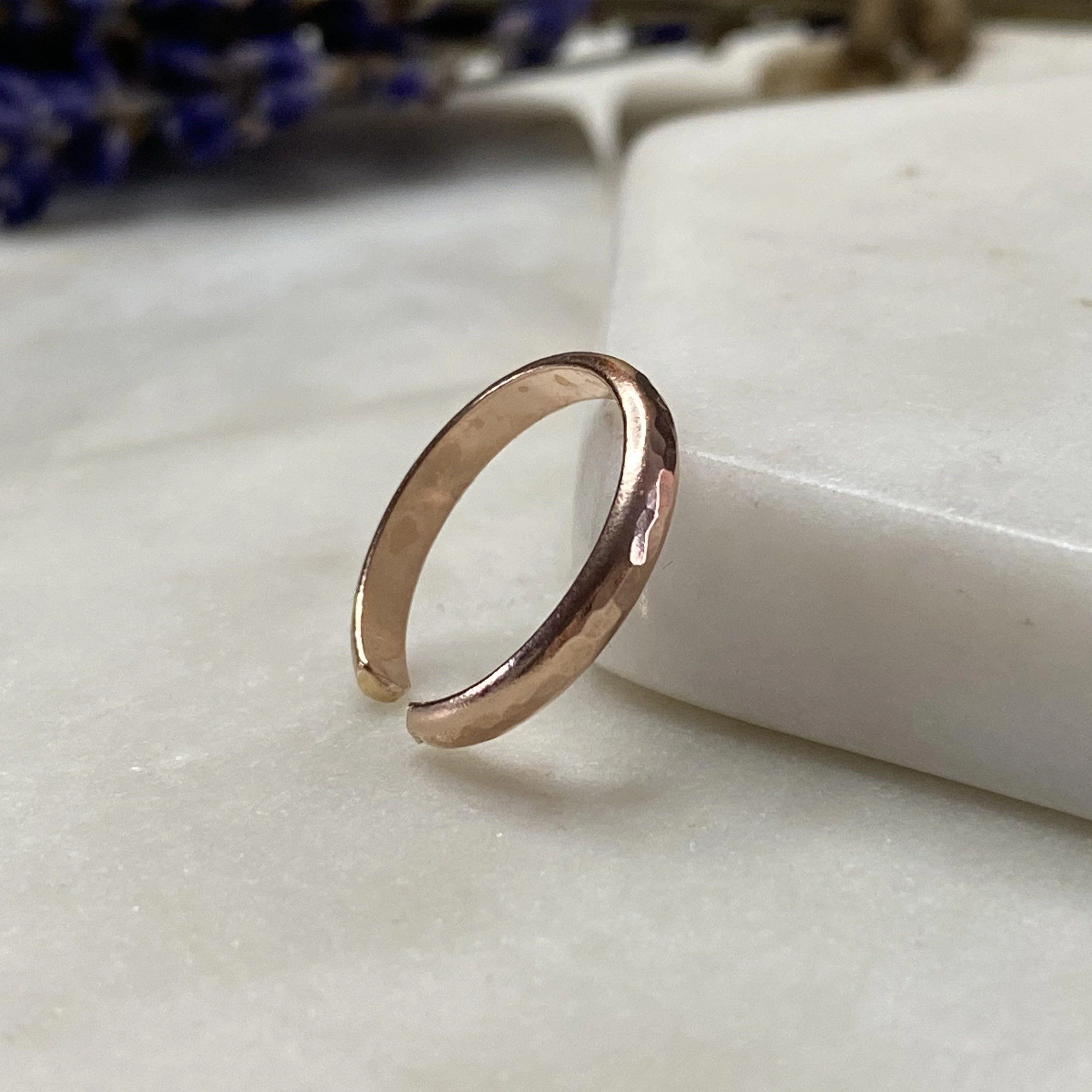 14K Filled Rose Gold Toe Ring - Image 3
