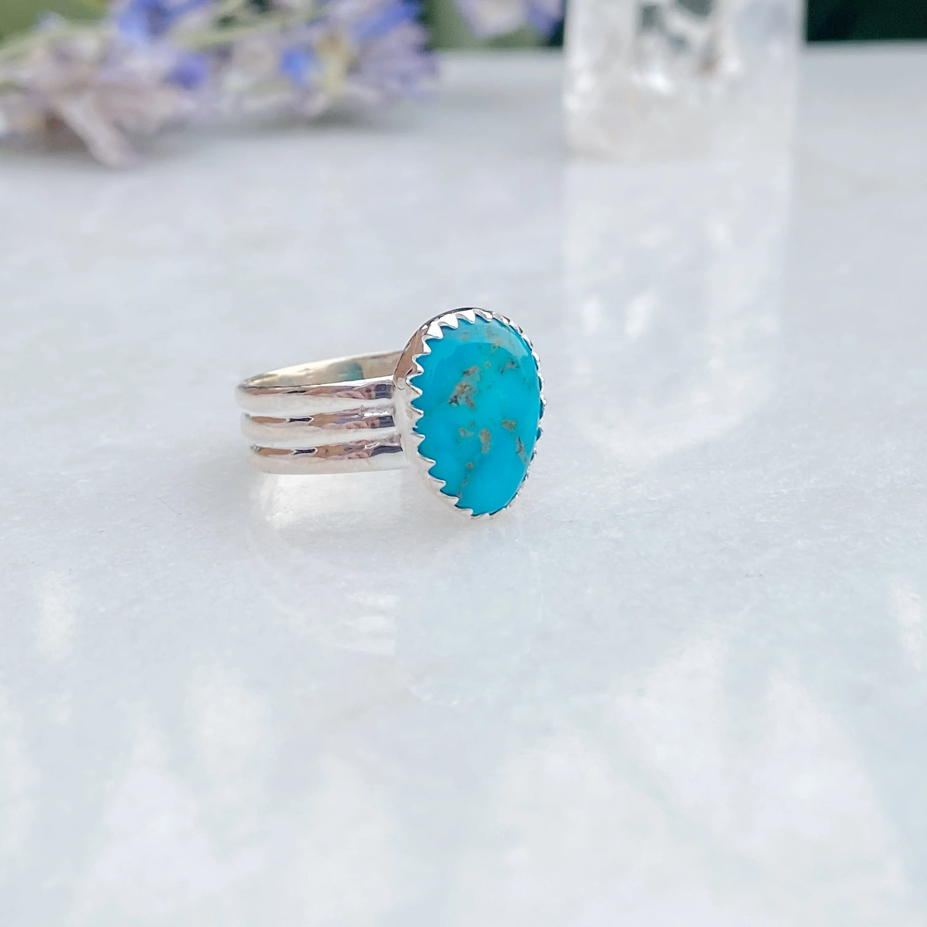 Arizona Blue Turquoise Ring - Image 3