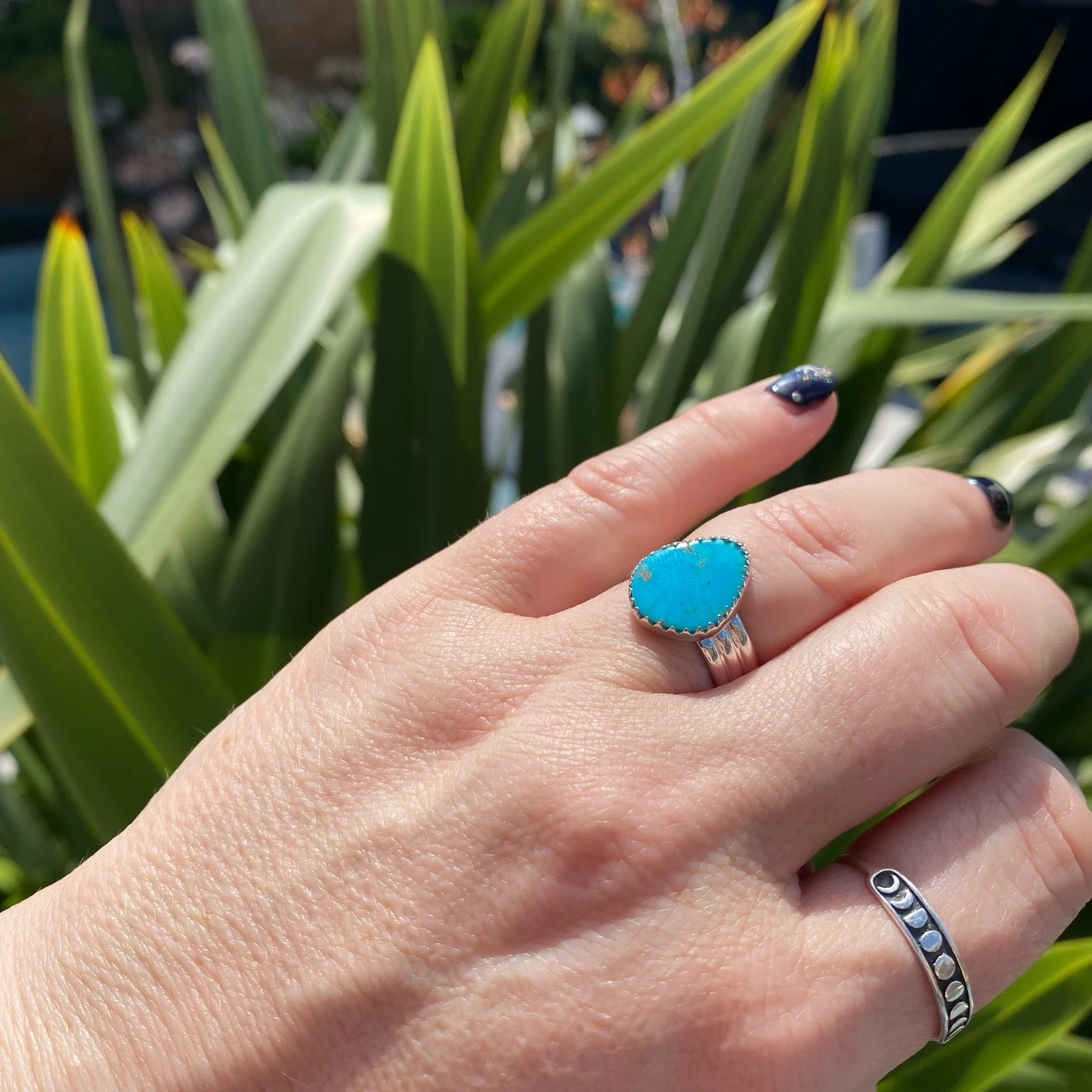 Arizona Blue Turquoise Ring - Image 6